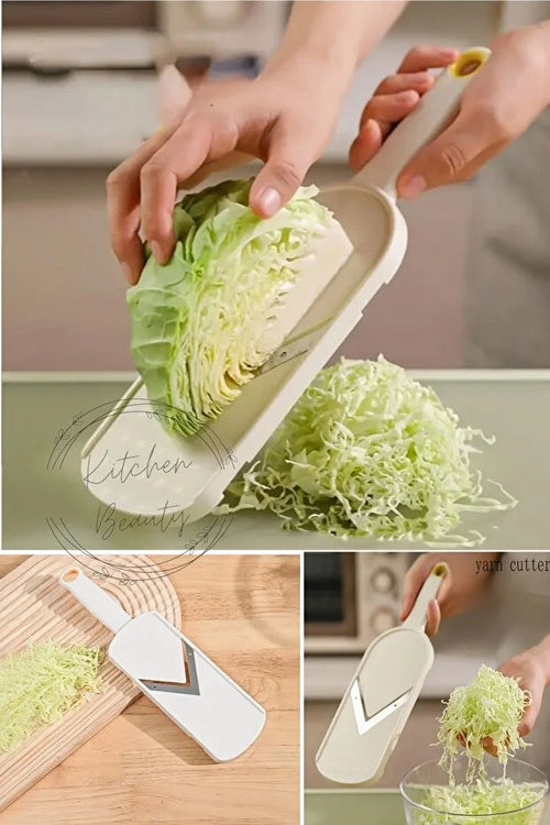 Stainless Steel Blade Vegetable Chopper Slicer Non Slip Base Cabbage